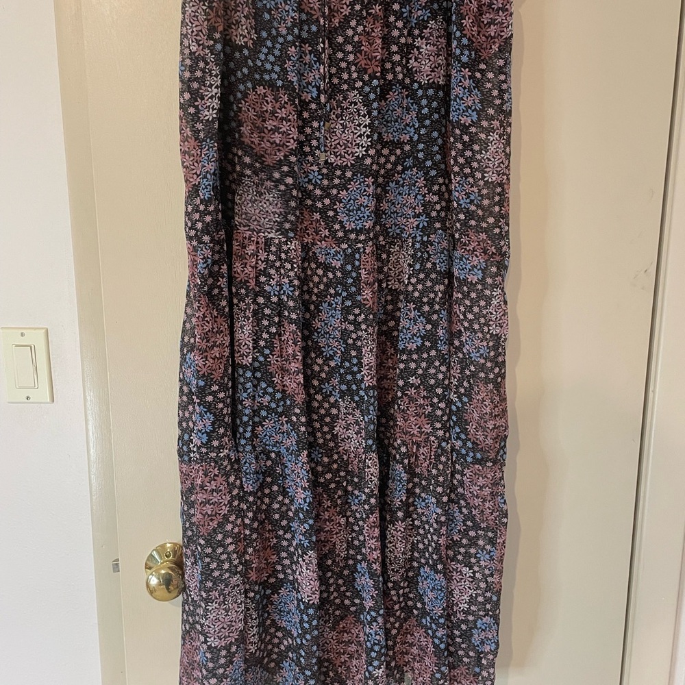 Floral Print Maxi Skirt